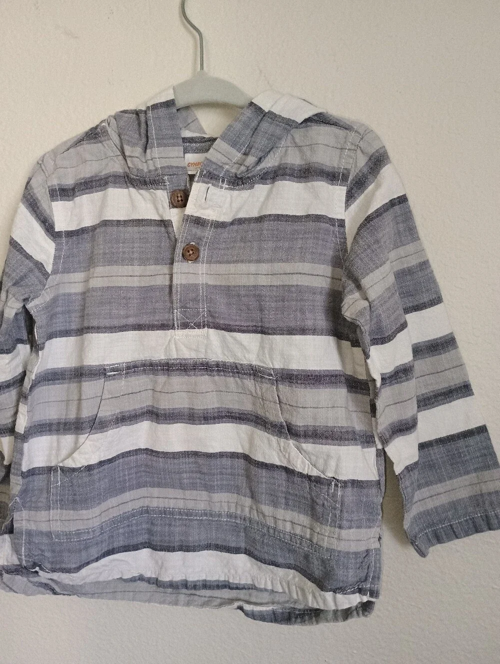 4/$15 Gymboree Lightweight Hooded Shirt, 2T